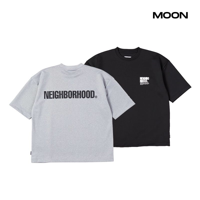 NEIGHBORHOOD JERSEY/E-CREW SHORT-SLEEVED เสื้อยืดสําหรับผู้ชายและผู้หญิง