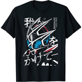 เสื้อยืด พิมพ์ลาย Kamen Rider Demons สําหรับผู้ชาย และผู้หญิง_02