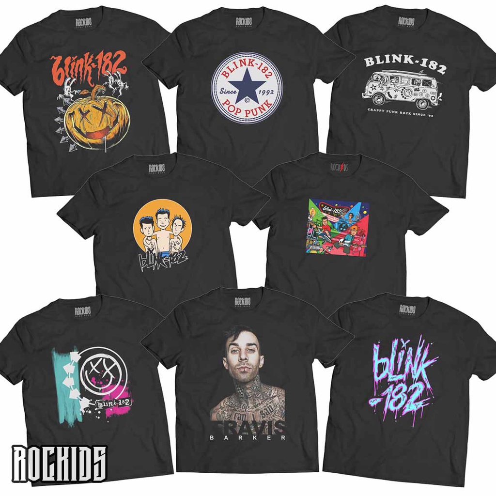 Rockids - blink 182 - เสื้อยืด blink 182 vol 1 - blink 182 tees - เสื้อยืดผู้ใหญ่และเด็ก - เสื้อยืดว