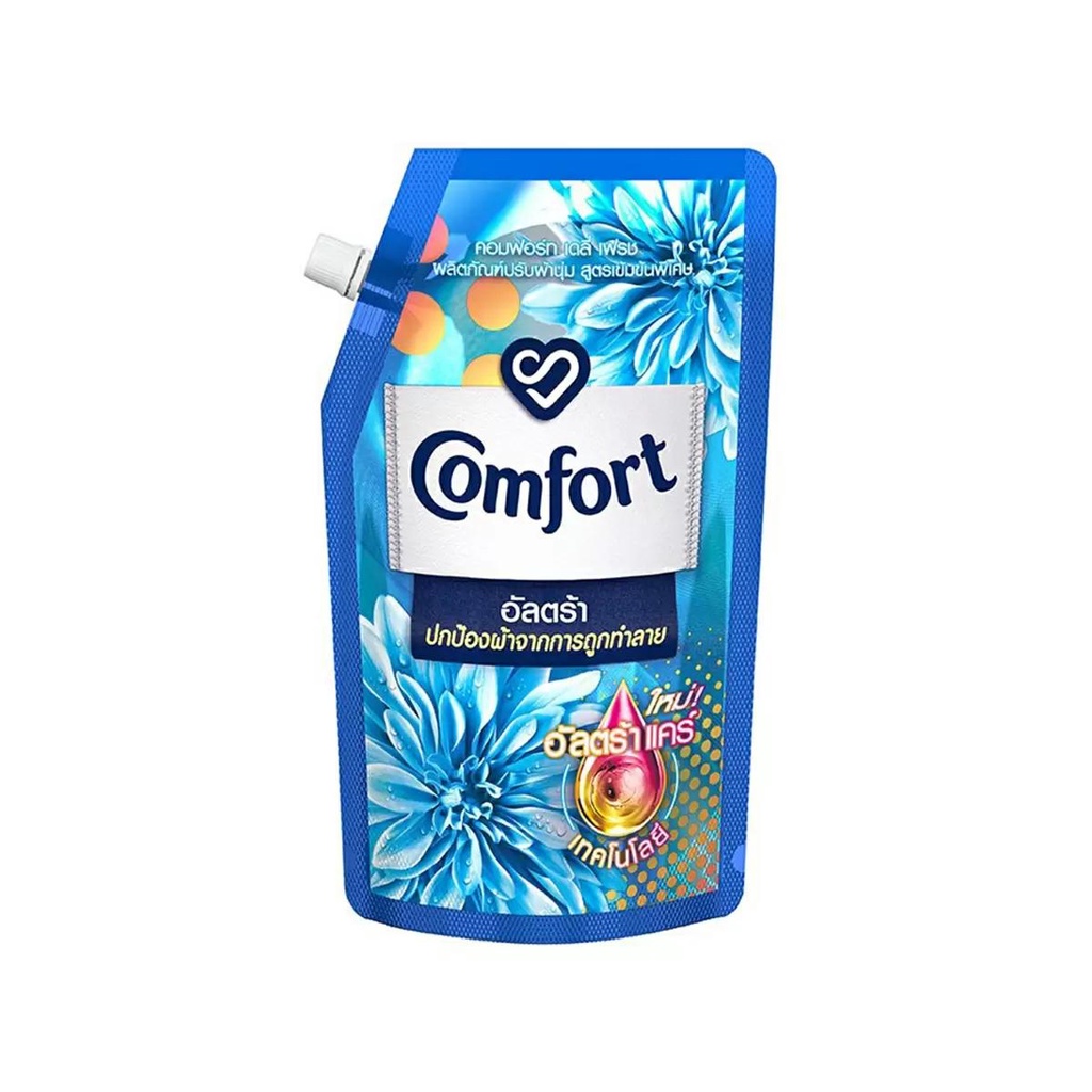 HOMEHAP COMFORT น้ำยาปรับผ้านุ่ม 540/600 มล. สีฟ้า น้ำยาปรับผ้านุ่ม