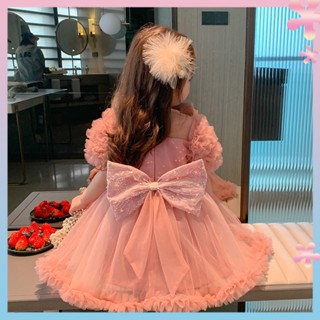 Girls summer dress 2022 new online celebrity fried street childrens dress Western style childrens summer princess dress