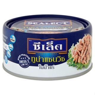 ซีเล็คทูน่าแซนวิชในน้ำแร่165ก.SEALECT IN TUNA SANDWICHSPRING WATER165