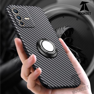 เคสแข็ง คาร์บอนไฟเบอร์ กันกระแทก ทนทาน สําหรับ Vivo V23 5G