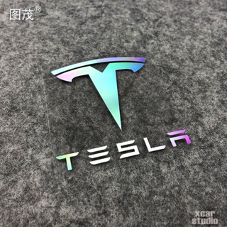 สติกเกอร์โลโก้ TESLA TESLA 2.10 สําหรับติดตกแต่งรถยนต์ กระเป๋าเดินทาง คอมพิวเตอร์