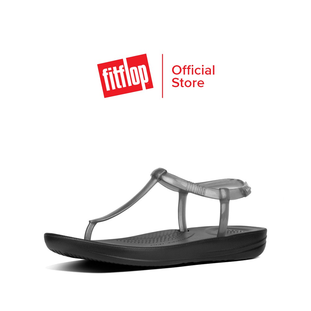 ✜◇FITFLOP IQUSHION รองเท้าแตะแบบรัดส้นผู้หญิง รุ่น R09-001 สี Black