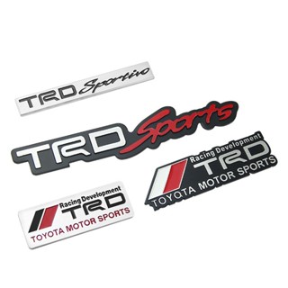 สติกเกอร์โลหะ สําหรับติดตกแต่งรถยนต์ Toyota TRDSPORTS TRDSPORTIVO