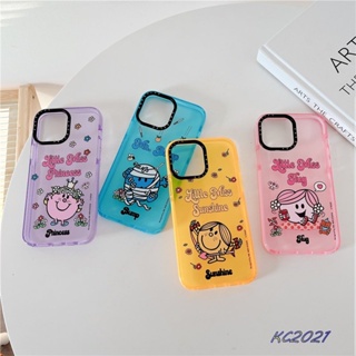 พร้อมส่ง TiFY น่ารัก MR. เคสโทรศัพท์มือถือ ซิลิโคนนิ่ม TPU ลายการ์ตูนผู้ชาย LITTLE MISS 2 สองสี สําหรับ IPhone 14 Plus 14 Pro Max 11 12 Pro Max 13 Pro Max