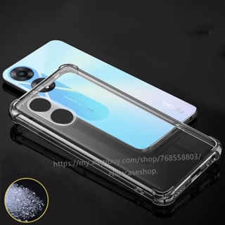 2023 New Casing OPPO Reno8T 8 T A78 5G 4G เคส Phone Case Transparent TPU Four Corners Airbag Shockproof Phone Soft Back Cover เคสโทรศัพท