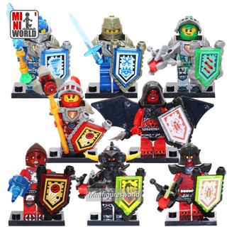 ฟิกเกอร์ Nexo Knights Lance Richmond Macy Clay Aaron Lavaria Beast Master ขนาดเล็ก ของเล่นสําหรับเด็ก JR807