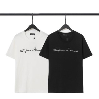 4361 empori ea7 เสื้อยืดแขนสั้น แฟชั่นคู่รัก สําหรับผู้ชาย ผู้หญิง