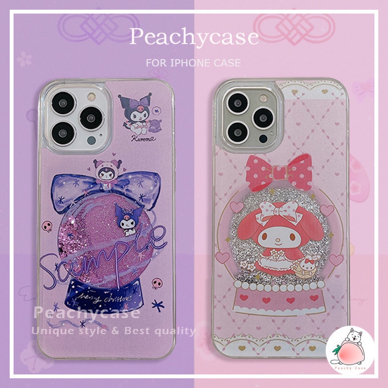 เคสโทรศัพท์มือถือ PC แข็ง กันกระแทก ลายการ์ตูนน่ารัก มีทรายไหล สําหรับ iPhone 15 14 13 12 Pro Max 11 Xr 8plus 6 8 7 Plus Xs Max X