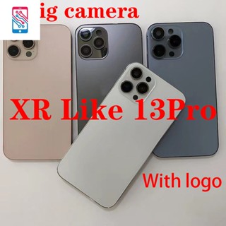 ฝาครอบแบตเตอรี่ ด้านหลัง DIY แบบเปลี่ยน สําหรับ XR เป็น 13 Pro XR Like 13 Pro XR Up to iPhone 13 Pro