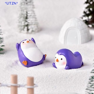 Utzn&gt; ใหม่ ตุ๊กตาสัตว์จิ๋ว สําหรับตกแต่งสวน ภูมิทัศน์ ขนาดเล็ก DIY 1 ชุด 3 ชิ้น