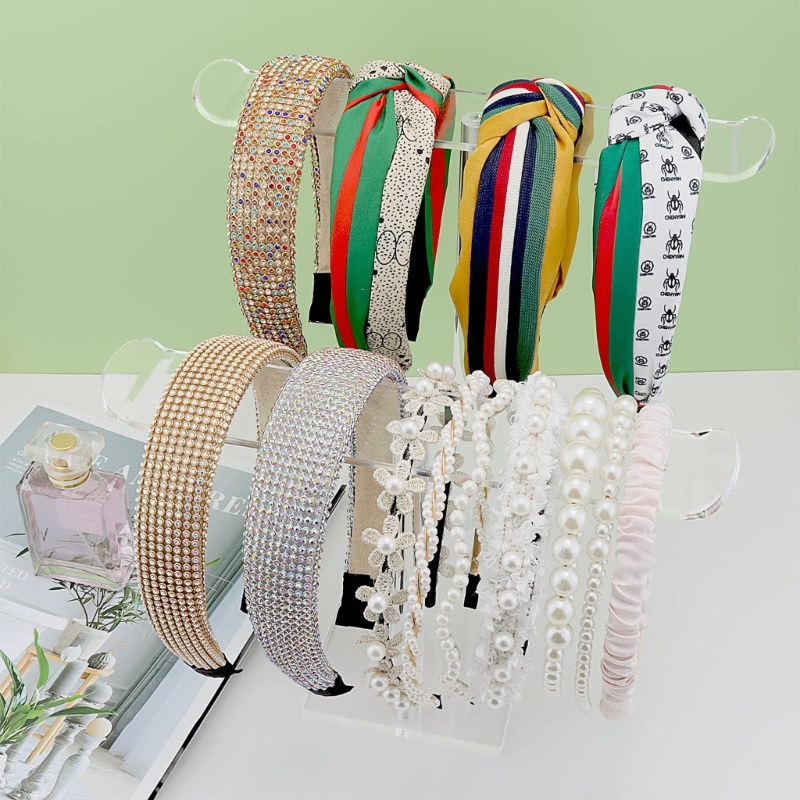 Fine Jewellery Organiser Rack ที่คาดผม Organizer สําหรับหญิงสาวผู้หญิงขาตั้งจอแสดงผล