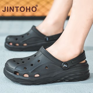 【JINTOHO】รองเท้าแตะชายหาด ระบายอากาศ น้ําหนักเบา เหมาะกับฤดูร้อน สําหรับผู้ชาย