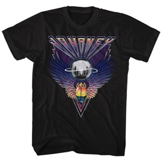 2023เสื้อยืดแขนสั้นลําลอง พิมพ์ลายอัลบั้มวงร็อคร็อค Journey Revelation แฟชั่นฤดูร้อน สําหรับผู้ชาย