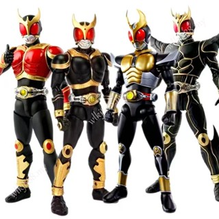 โมเดลฟิกเกอร์ Kamen Rider Kuuga SHF Change Face Anime Articulado ของเล่นสําหรับเด็ก