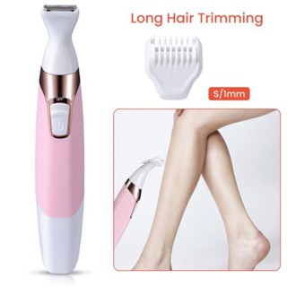 Women Arm Portable Body Eyebrow Facial USB Rechargeable Leg Cordless 5 In 1 Bikini Area Electric Razor