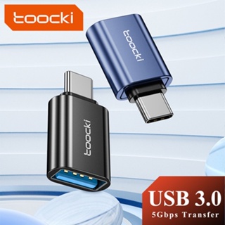 Toocki อะแดปเตอร์แปลงข้อมูล OTG USB C ตัวเมีย เป็น USB ตัวผู้ 3.0 Type C เป็น Micro USB 2.0 สําหรับโทรศัพท์ แล็ปท็อป