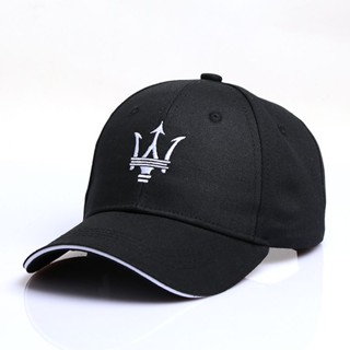 Maserati Car Shop Custom Work Cap Golf Cap Ghibli Grecale Levante Quattroporte MC20 GranTurismo Outdoor Driving Sunshade Embroidered Baseball Cap