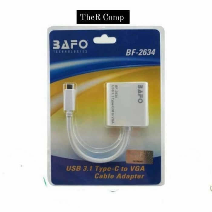 Bafo 2634 Usb C 3.1 ถึง Vga