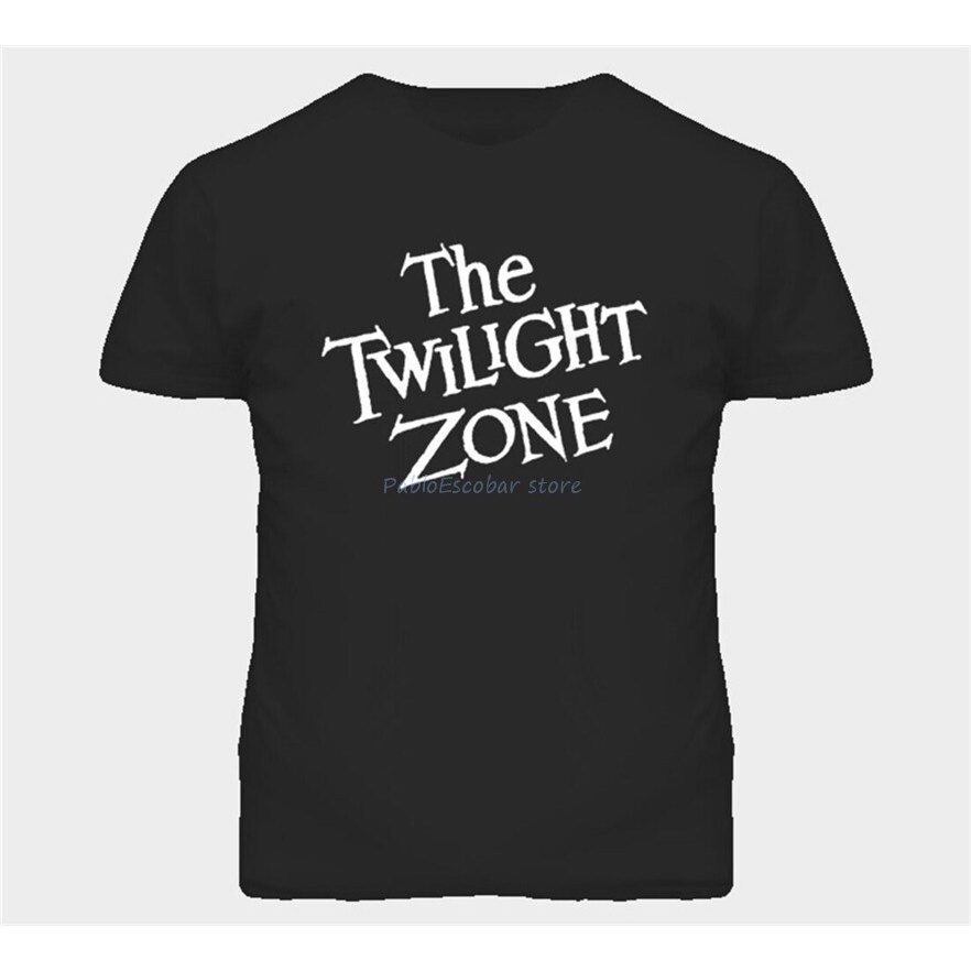 เสื้อยืดแฟชั่น พิมพ์ลายโลโก้ The Twilight Zone ขนาดใหญ่