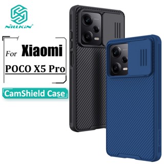 Nillkin CamShield Pro เคส POCO X5 Pro 5G เคสกล้อง เลื่อน ป้องกัน หรูหรา TPU + PC กันกระแทก ฝาหลัง