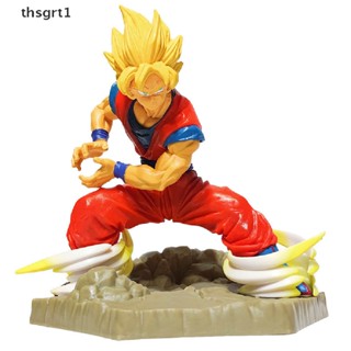 [thsgrt1] ของเล่นฟิกเกอร์ PVC อนิเมะ Dragon Ball Z Son Goku Trunks Vegeta Super Saiyan fighg [TH]