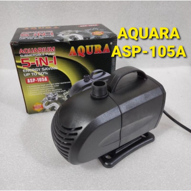 AQURA asp 105 ปั๊มจุ่มหัวไฟสําหรับบ่อปลาสวยงาม