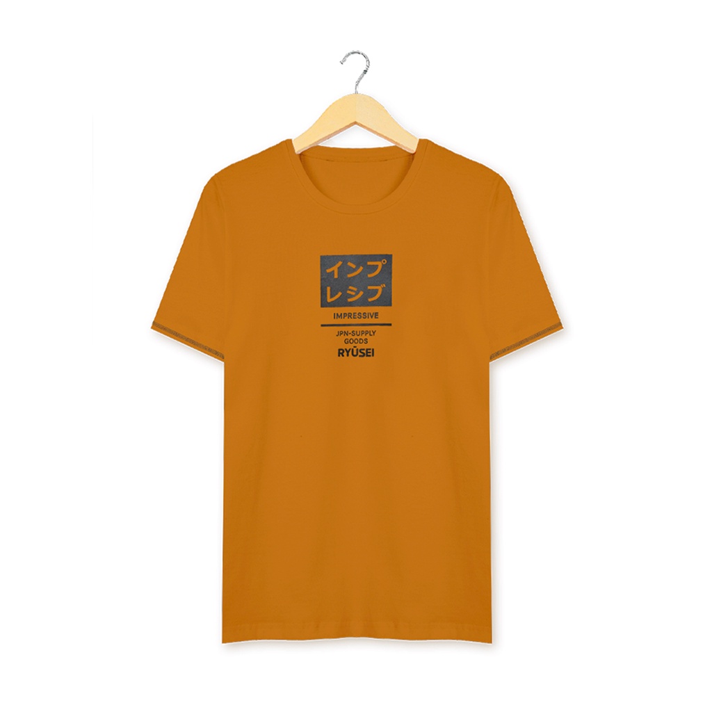 Ryusei Tshirt ประทับใจ Jpn Mustard