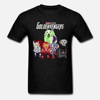 !!Golden Retriever GoldenvengersS-3XL Printed T-Shirt_04