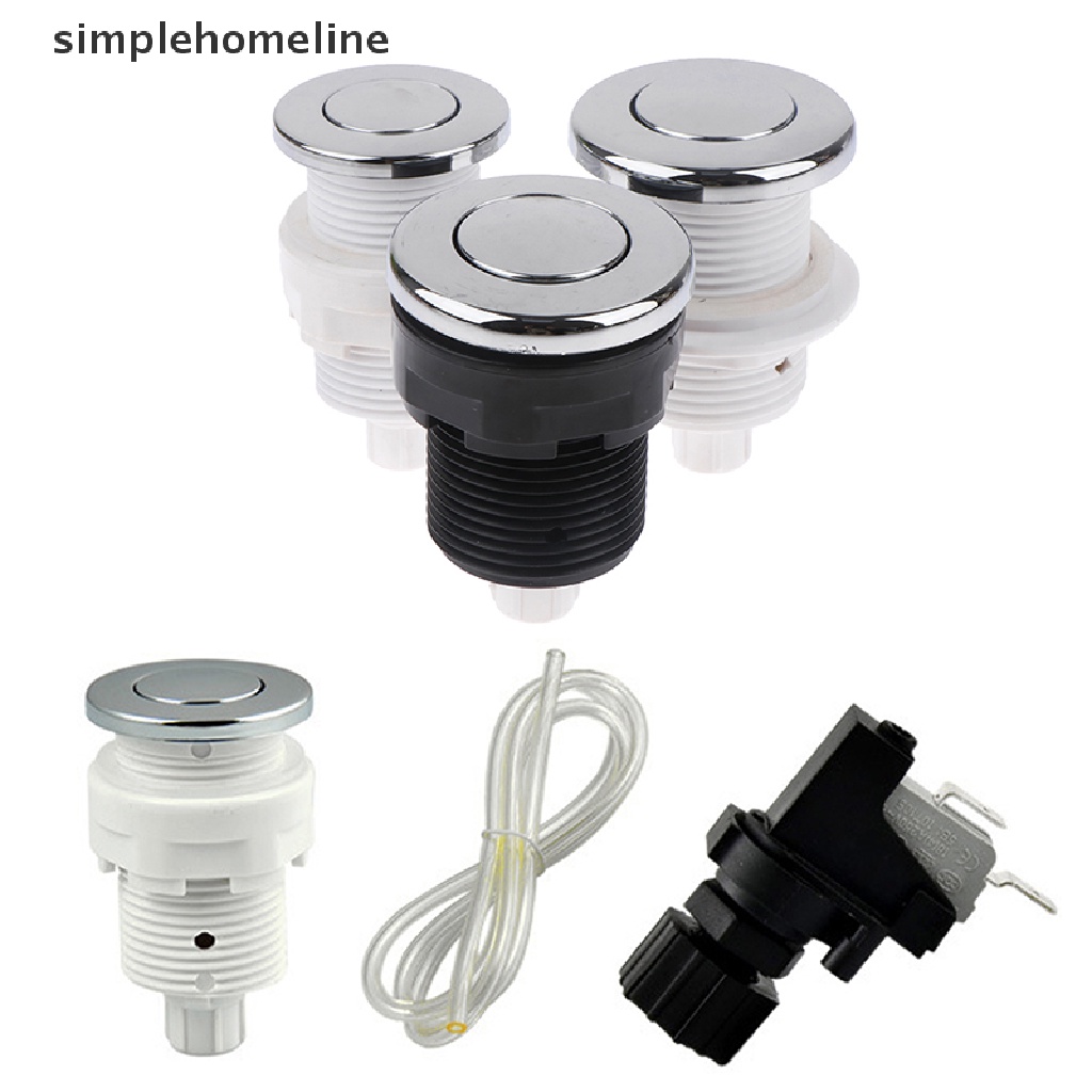 [simplehomeline] 28/32/34 มม.นิวเมติกเปิดและปิดปุ่มกดสําหรับอ่างอาบน้ําสปาขยะใหม่สต็อก