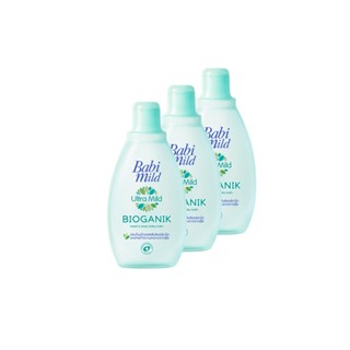 เบบี้มายด์สบู่เหลว ไบโอแกนิก 200 มล.  แพ็ค 3BABI MILD BABY BATH BIOGANIK 200 ML. PACK 3