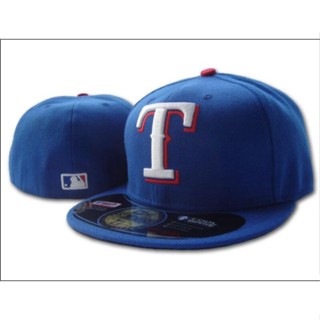 หมวกผ้าฝ้าย ปักลาย Texas Rangers ไซซ์ MLB สีแคนดี้ แฟชั่นฤดูร้อน สําหรับผู้ชาย และผู้หญิง