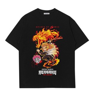 The Blade of Ghost Slayer Brand Purgatory Kyojuro T-Shirt_08