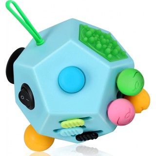 Fidget Dodecagon -12-Side Fidget Cube คลายเครียด และความวิตกกังวล สําหรับเด็กและผู้ใหญ่