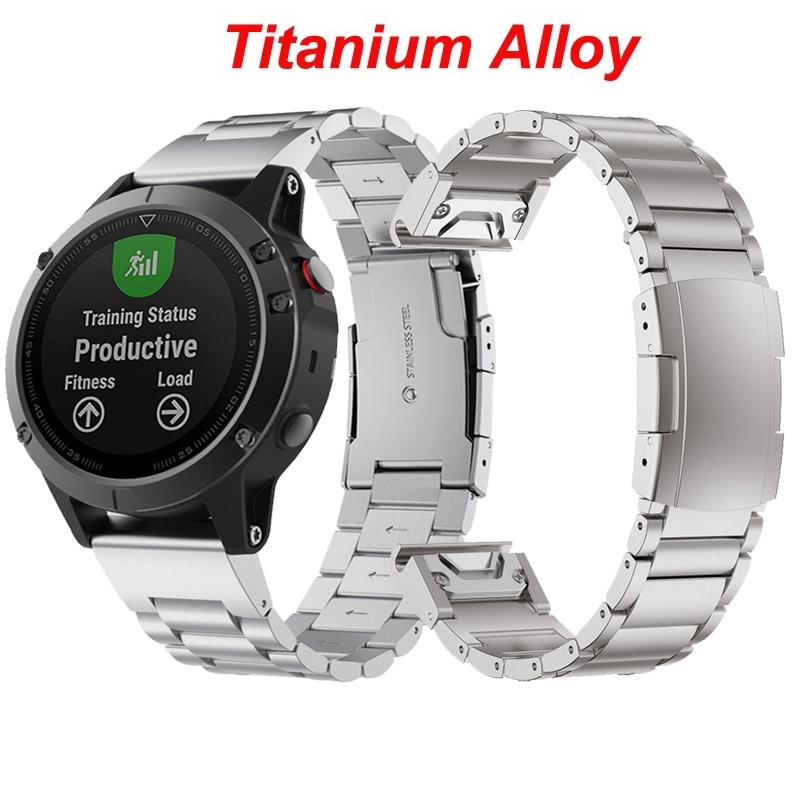 สายนาฬิกาข้อมือไทเทเนียมอัลลอย 22 มม. 26 มม. แบบเปลี่ยน สําหรับ Garmin Fenix 7 7X 6 6X Pro 5 5X Plus 3 3hr 2 Marq Gen2 Forerunner 965 955 945 935 - รูปที่ 7