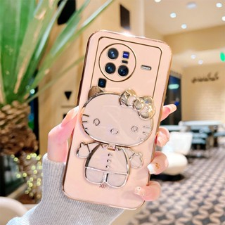 เคส vivo X80 X70 X60 X50 Pro แฟชั่น KT Cat Bracket เคสโทรศัพท์ กันกระแทก