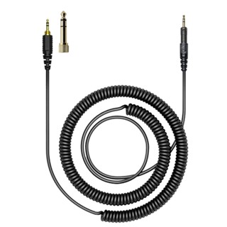 Poyatu สายเคเบิลคอยล์สปริง แบบเปลี่ยน สําหรับอัพเกรดหูฟังมอนิเตอร์ Yamaha HPH-MT5 HPH-MT5W HPH-MT8