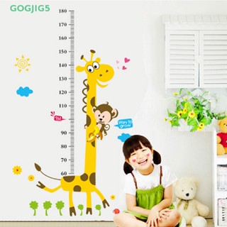 [GOGJIG5] สติกเกอร์ PVC ลายยีราฟ ลิง สําหรับติดตกแต่งผนังบ้าน 1 ชิ้น UOO