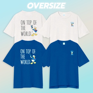 Disney Men  Donald Duck // Oversized T-Shirt //- เสื้อผู้ชายโอเวอร์ไซส์ ดิสนี่ ลายโดนัลด์ ดั๊ก สินค้าลิขสิทธ์แท้100_03