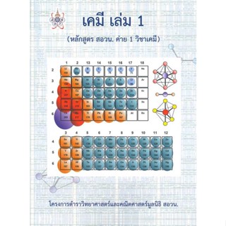 หนังสือ  เคมี ล.1 (หลักสูตร สอวน. ค่าย1 วิชาเคมี)  ผู้เขียน พินิติ รตะนานุกูล  สนพ.มูลนิธิ สอวน.