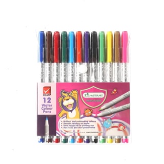 HOMEHAP MASTER ART ปากกาเมจิก 12 สี WATERBASE ปากกาเมจิก สีเมจิก สี สีเคมี