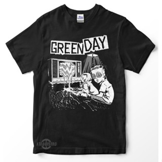 เสื้อยืด พิมพ์ลาย greenday TV WASTELAND dookie Blink182 สไตล์พังก์