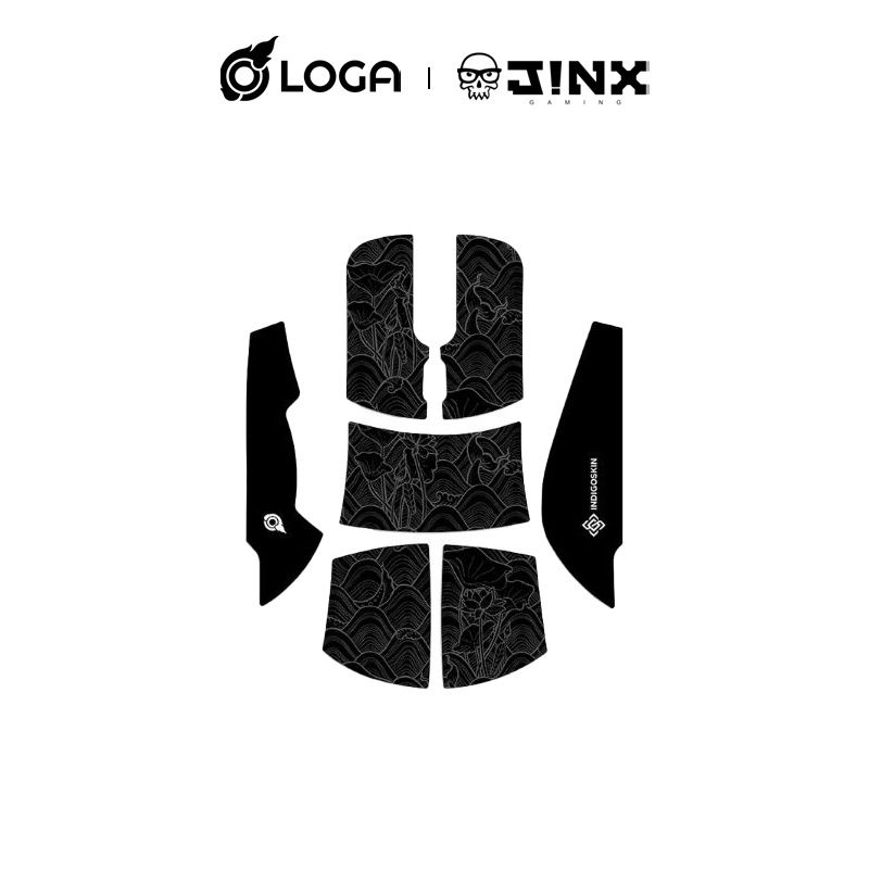 LOGA Premium mouse skins (Grip tapes) : Indigoskin edition แผ่นกันลื่นเมาส์