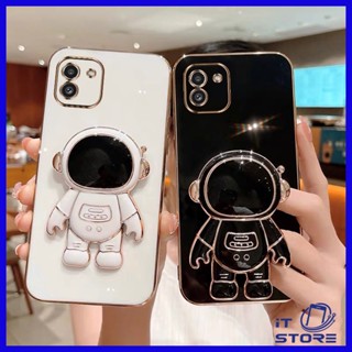 เคส Samsung A03 A03S A02S A32 4G A33 5G A34 5G A52 A52S A53 5G A54 5G Astronaut With Bracket Soft Case 2C-YHY