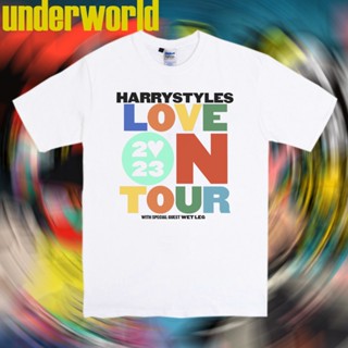 oversize T-shirt เสื้อยืด พิมพ์ลาย Love ON Tour สไตล์แฮร์รี่ S-5XL