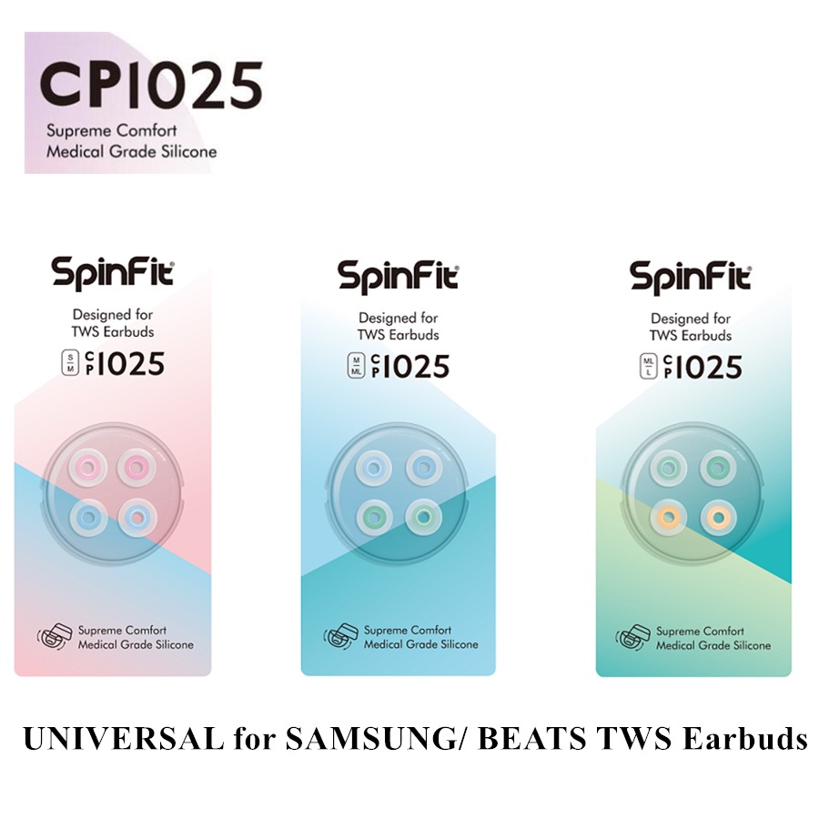 จุกหูฟังซิลิโคน Spinfit CP1025 TWS