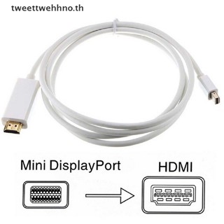 Tweettwehhno อะแดปเตอร์สายเคเบิ้ล Thunderbolt Mini DisplayPort DP to HDMI สําหรับ Mac Macbook TH