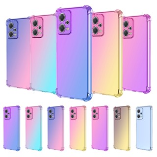 เคสโทรศัพท์มือถือแบบนิ่ม TPU ใส กันกระแทก ไล่โทนสี สําหรับ Xiaomi Redmi Note 12 Pro Plus Note 12 Pro Note 12